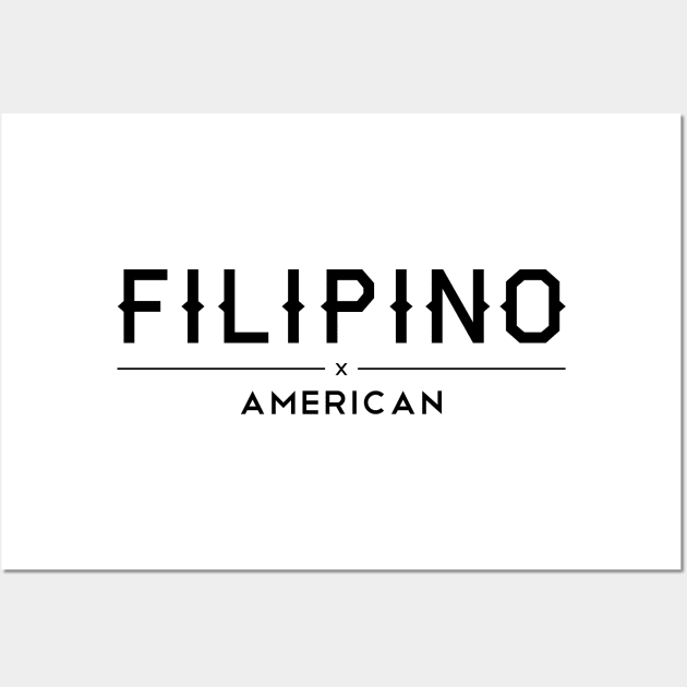 Filipino American by AiReal Apparel Wall Art by airealapparel